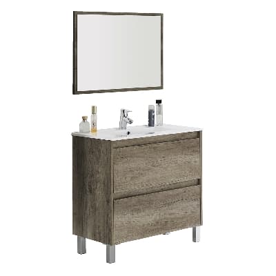 Mobile Arredo Bagno Dakota 2 Cassetti (da Dh 80 cm x 80 x 45 Nordik - 2