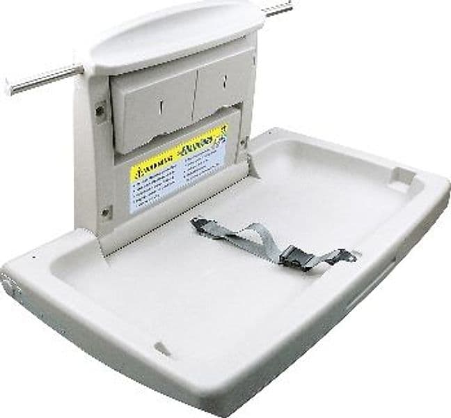 Fasciatoio Orizzontale per Bambini Richiudibile in Hdpe Colore Grigio - 3