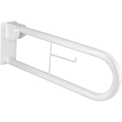 Barra di Sostegno Ribaltabile con Porta Rotolo S.za Supporto Dh 70 cm - 3