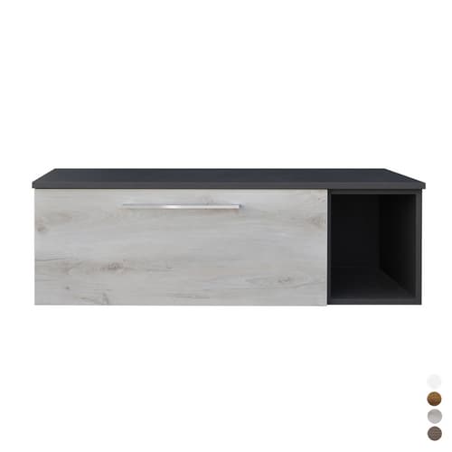Base Mobile Arredo Bagno L 120 cm Mod a Dh Rovere Mielato - 3