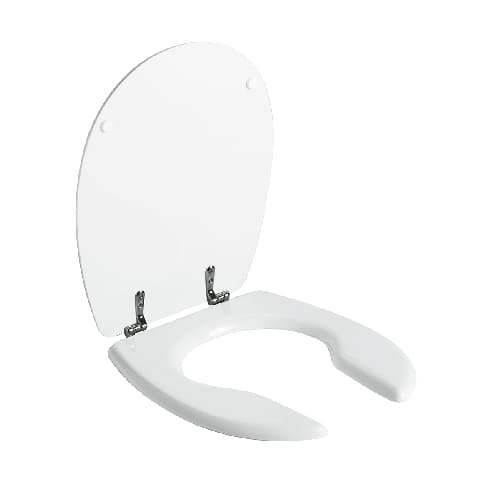 Sedile Aperto MDF Bianco per Vaso Ausil Line Sanis - 3