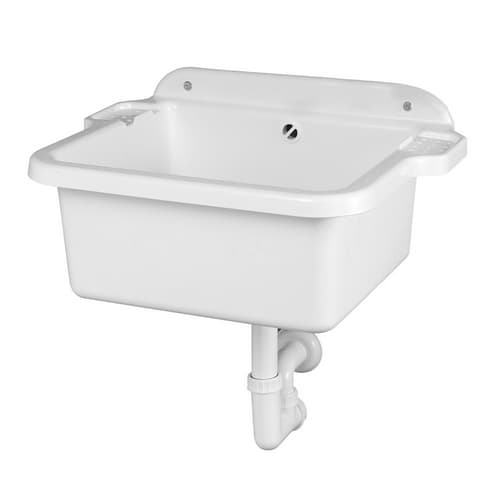 Vasca a Muro in Polipropilene Triop 58 cm x 45 x 28 - 3