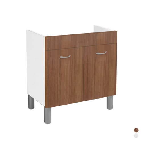 Sottolavello in Kit per Lavello INOX 80 x 50 Dh Teak x Lav INOX 80 cm x 50 - 3