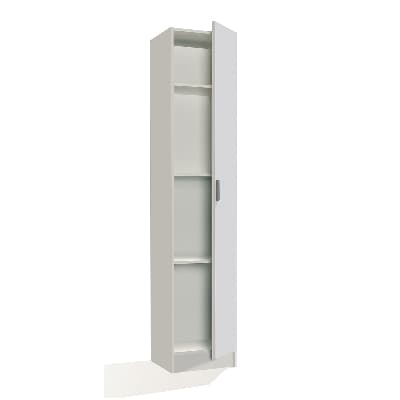 Armadio Multiuso 1 Anta Dh H 180 cm x L 37,2 cm x P 37 cm - 3