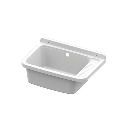 Pilozzo in Resina Bianco Dh 58,7 cm x 37,5 x 25,3 - 3