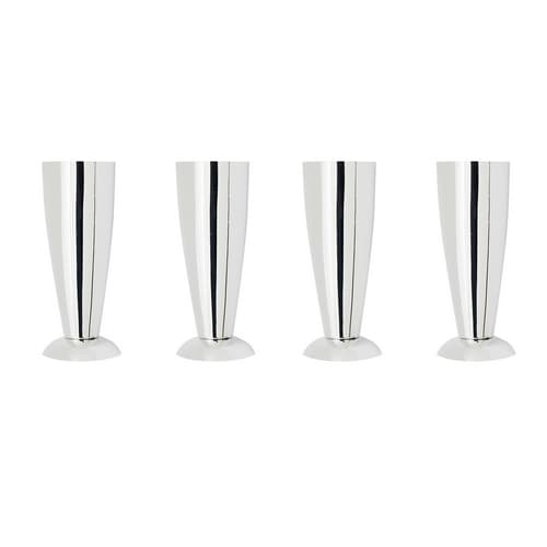 4 Pezzi Piedini per Lavatoi Dh Cromo H 13 cm - 3