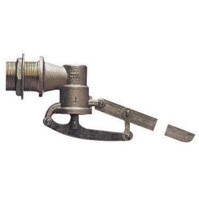 Galleggiante in Ottone Senza Sfera a 5 Coppiglie Asta Piatta Dh 11 x 4 - 3
