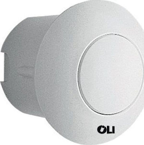 Pulsante Pneu ad Incasso Parete Olive Bianco - 3