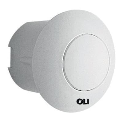 Pulsante Pneu ad Incasso Parete Olive Bianco - 3