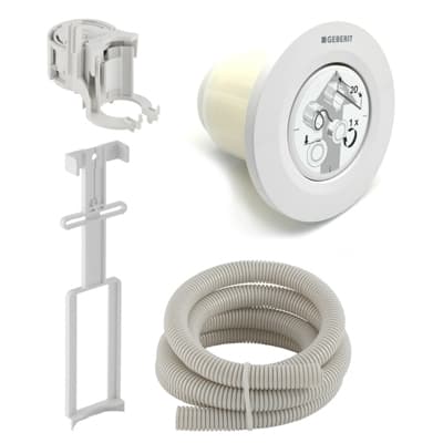 Comando Pneumatico per Unica+ Monotasto Geberit Bianca - 3