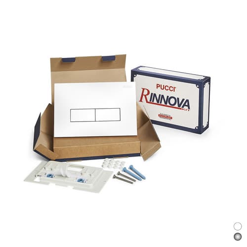 Kit Rinnova Placca Eco per Cassette dal 2011 al 2013 Pucci Cromo - 3