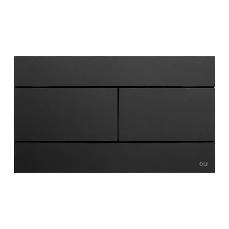 Placca Slim Dual Olive Nero Opaco - 6