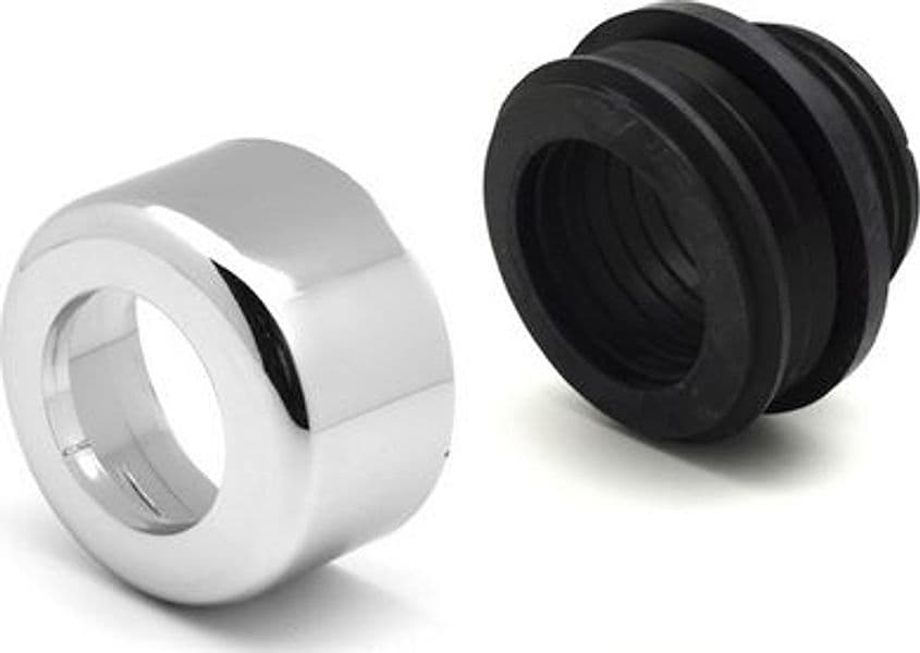 Morsetto Combinato con Coprimorsetto Cromato Ø 48 a 58 mm Pucci