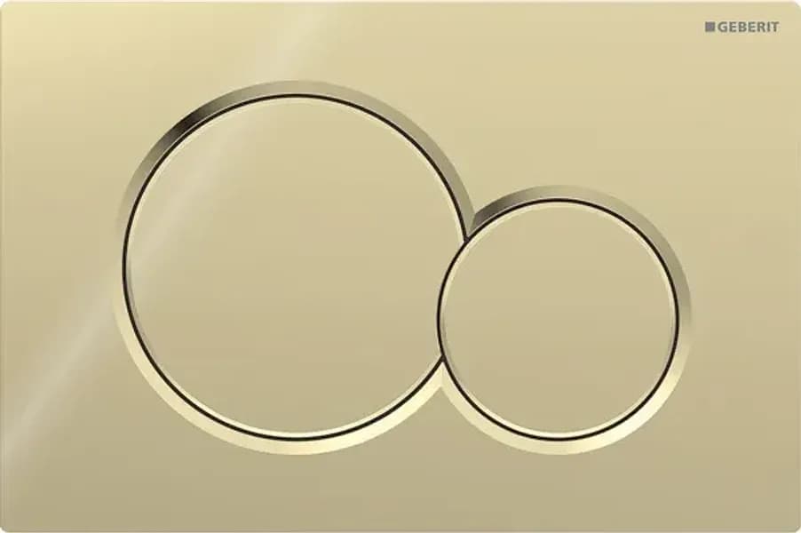 Placca di Comando Mod SIGMA01 Geberit Ottone Lucido