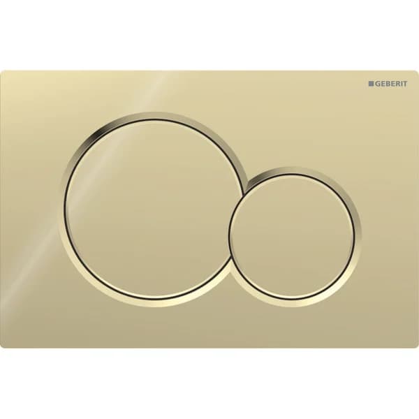 Placca di Comando Mod SIGMA01 Geberit Ottone Lucido - 4