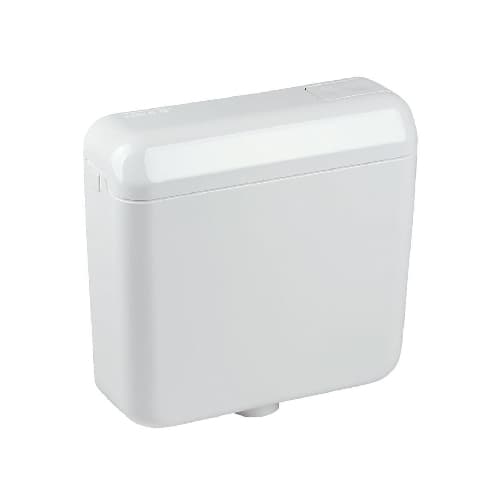 Cassetta Scarico WC Esterna Virgo Pneu Fluid Bianca 6 a 9 L - 2