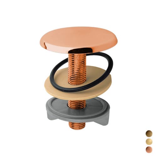 Tappo Copriforo in Ottone Pb Ramato - 3