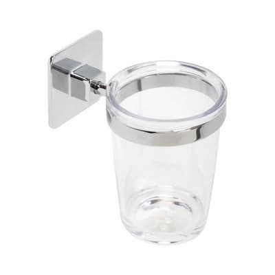 Porta Spazzolini Mod Cold Wind Metaf Cromo 7,3 cm x H 11,5 x 10,4 - 3