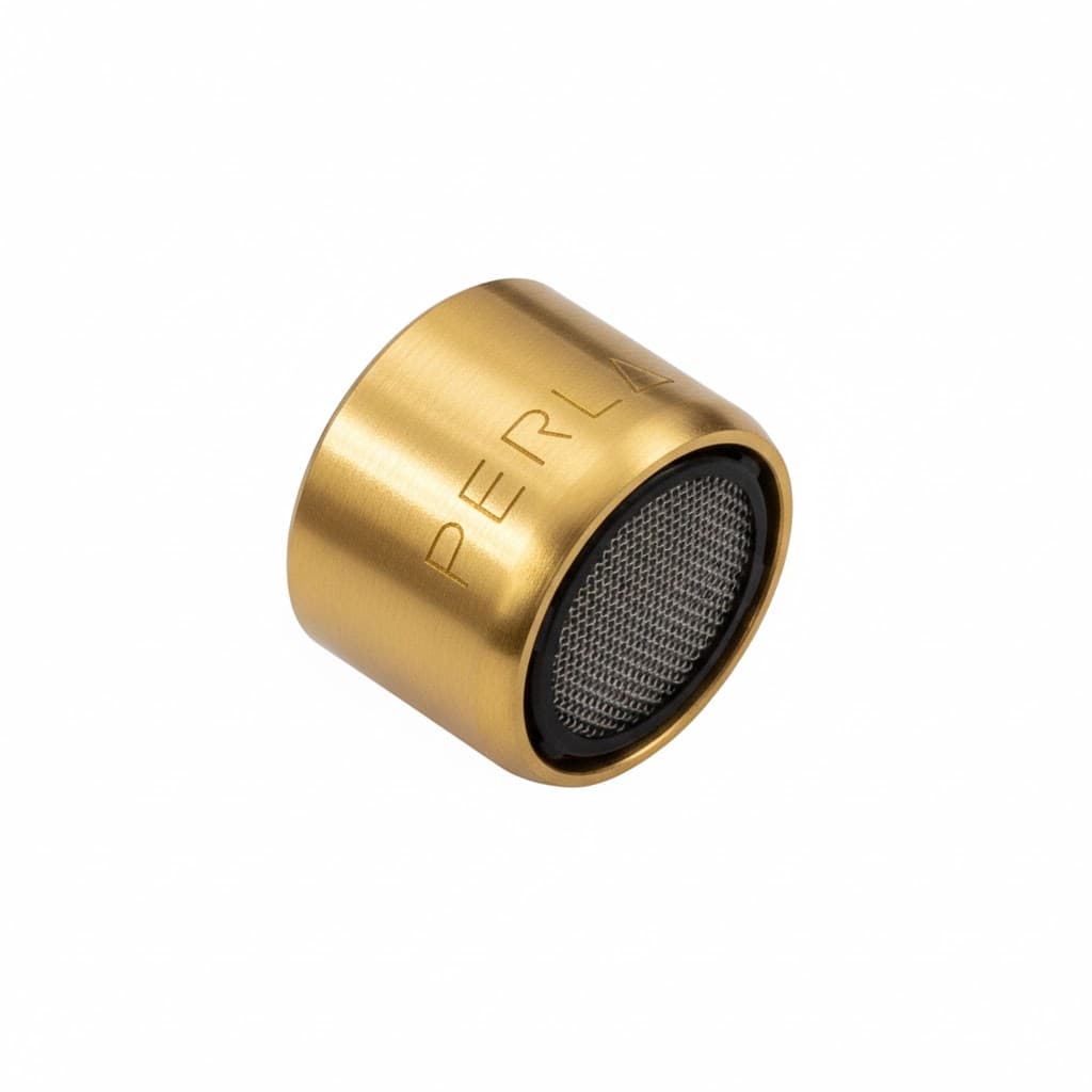 Aeratore in Ottone con Filtro Femmina 22 x 1 F 22 x 1 Dorato Senza - 3