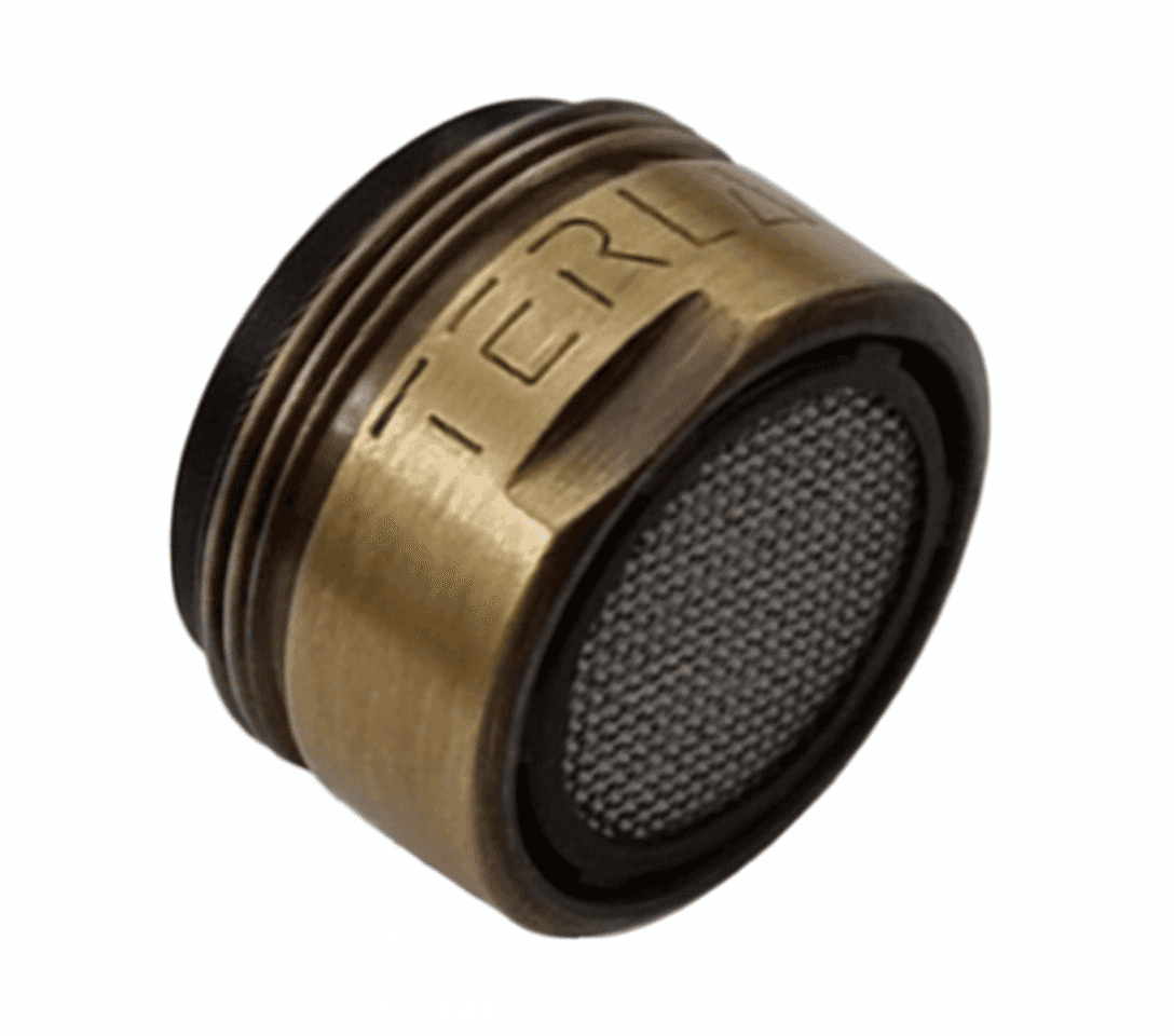 Aeratore in Ottone con Filtro Maschio 24 x 1 m 24 x 1 Bronzato Senza - 3
