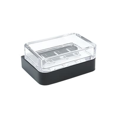 Porta Sapone Mod 25 Metaf Nero 12,5 cm x H 5 x 10,2 - 2
