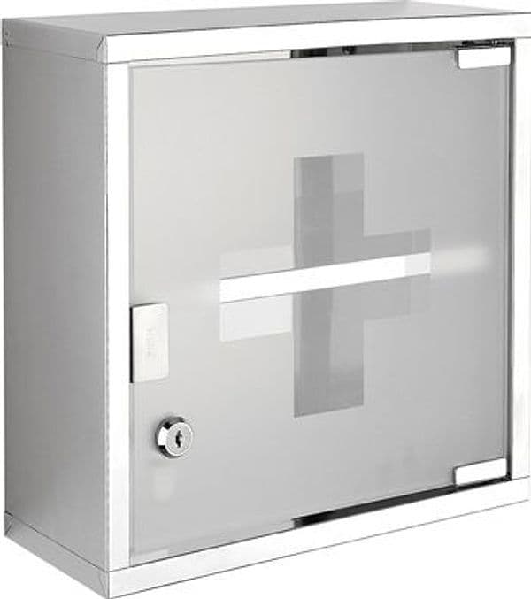 Armadietto Farmacia Mayday INOX Cromo Metaform 27 cm x H 28.5 x 12 - 3