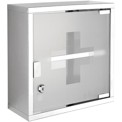 Armadietto Farmacia Mayday INOX Cromo Metaform 27 cm x H 28.5 x 12 - 3
