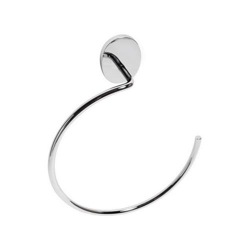 Porta Asciugamani ad Anello Mod Bird Metaf Cromo 20 cm x H 23,7 x 5,5 - 3