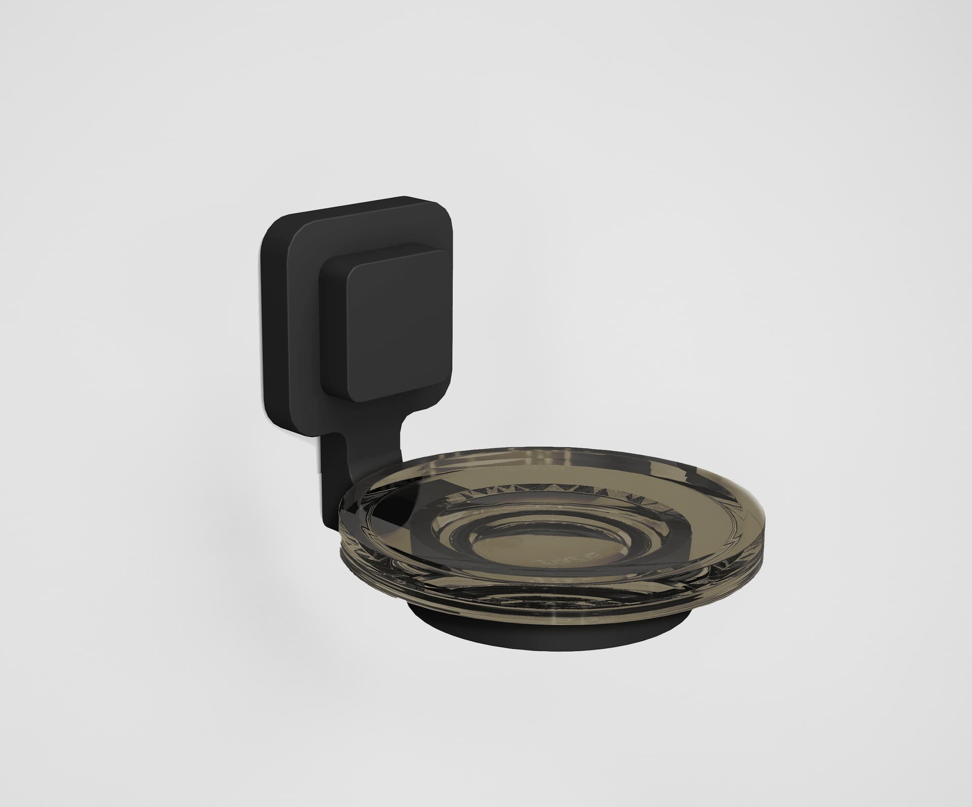 Porta Sapone Serie Kara Koemo Nero 11 cm x H 9,2 x 13,8 - 2