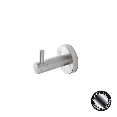 Appendino da Parete Bagno in Acciaio INOX Satinato Linea City Feridras - 3