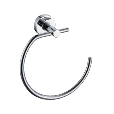 Porta Asciugamani ad Anello Linea Diosa Dhimp Cromo Fiss con Viti - 2
