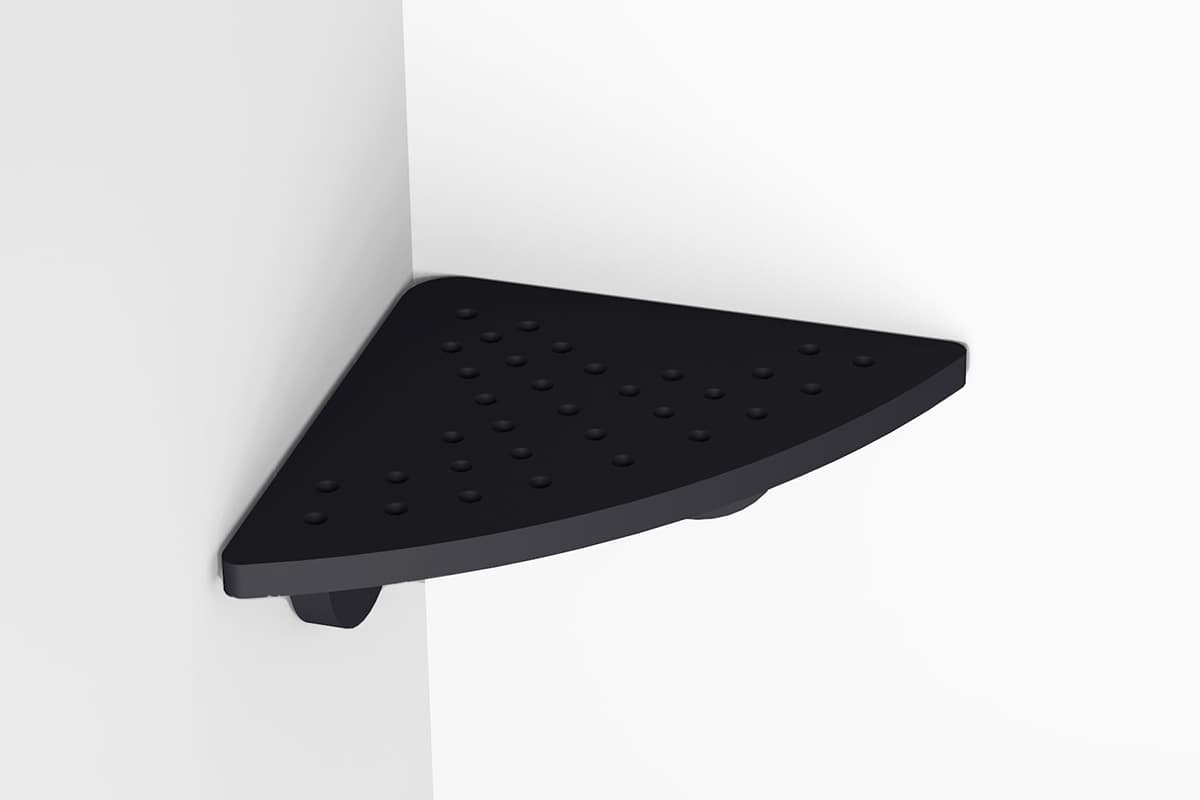 Angolare Doccia Katay Koemo Nero 27,7 cm x H 5,6 x 15,6 - 2