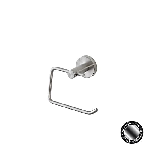 Portarotolo Carta Igienica da Parete in Acciaio INOX Satinato Linea City - 3