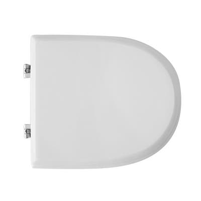 Sedile WC per Senesi Vaso Mizar Forma 4 Cw Bianco Cerniere C Espansione - 3