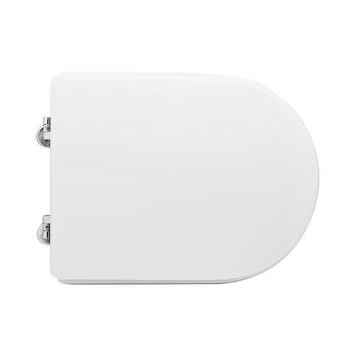 Sedile WC per Vincenti Vaso Tipo Forma 7 Cw Bianco Cerniere a Passanti - 3