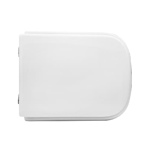 Sedile WC per Galassia Vaso MEG11 Forma 8 Cw Bianco Cerniere C Espansione - 3