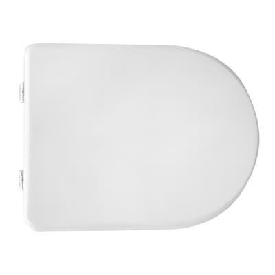 Sedile WC per Hidra Vaso Pluvia Forma 7 Cw Bianco Cerniere a Passanti - 3