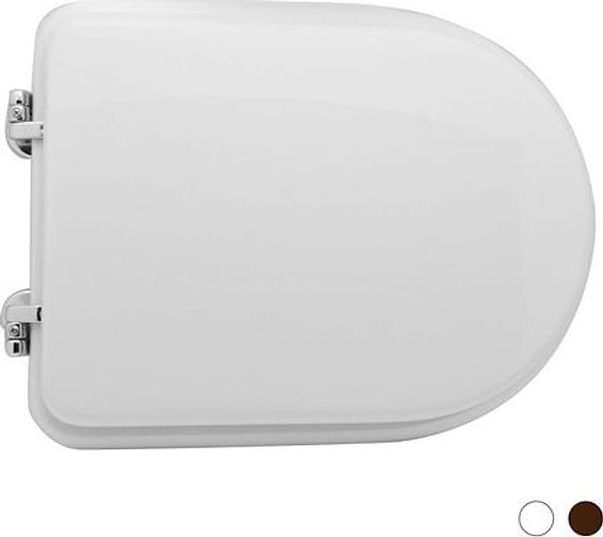 Sedile WC per Cesame Vaso Sintesi Monoblocco Forma 7 Cw Bianco