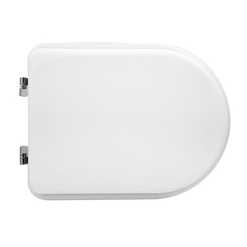 Sedile WC per Cesame Vaso Sintesi Forma 6 Cw Bianco Cerniere a Passan - 3