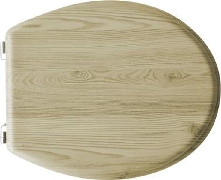 Sedile WC Universale in Legno Acero Ferid – Feridras