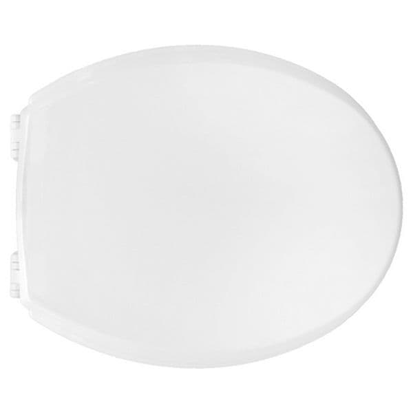 Sedile WC Universale Canyon in Legno con Cerniere in PVC Bemis Bianco - 3