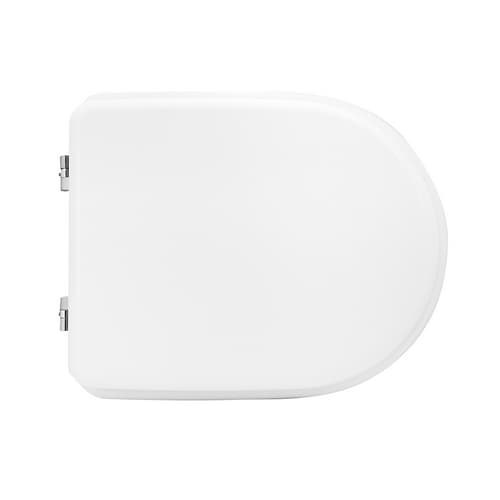 Sedile WC per Azzurra Vaso Diana Forma 6 Cw Bianco Cerniere a Passanti - 3