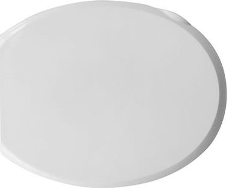 Sedile WC Universale Durolux Atlantico Cerniere Metallo Bemis Bianco - 3