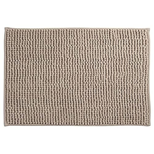 Tappeto Antiscivolo da Bagno Ciniglia 40 x 60 cm Spire Tortora - 4