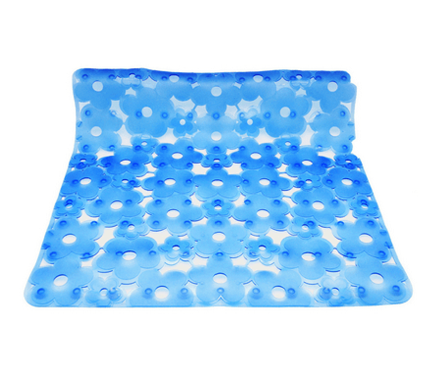 Tappeto Antiscivolo per Doccia Mod Margherita 52 cm x 52 Dh Blu - 3