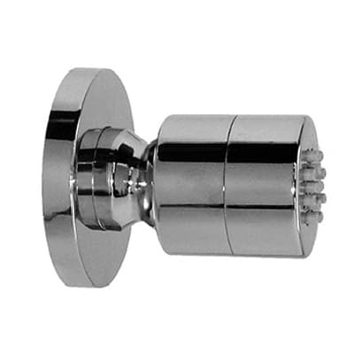Soffione Doccia per Getti Laterali Tondo con Rosone Paffo Ø 32 mm - 3
