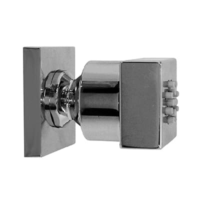 Soffione Doccia per Getti Laterali Quadro con Rosone Paffo 33 x 33 mm - 3