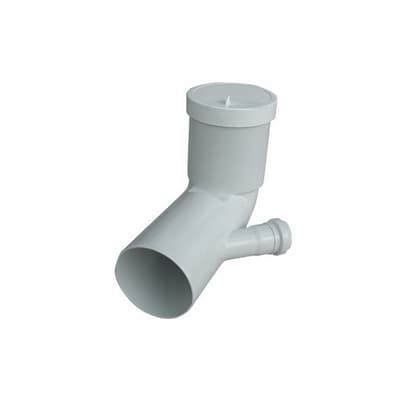 Curva Bianca WC Prolungata Attacco Bicchiere Sx Valsir Ø 110 x 40 - 3