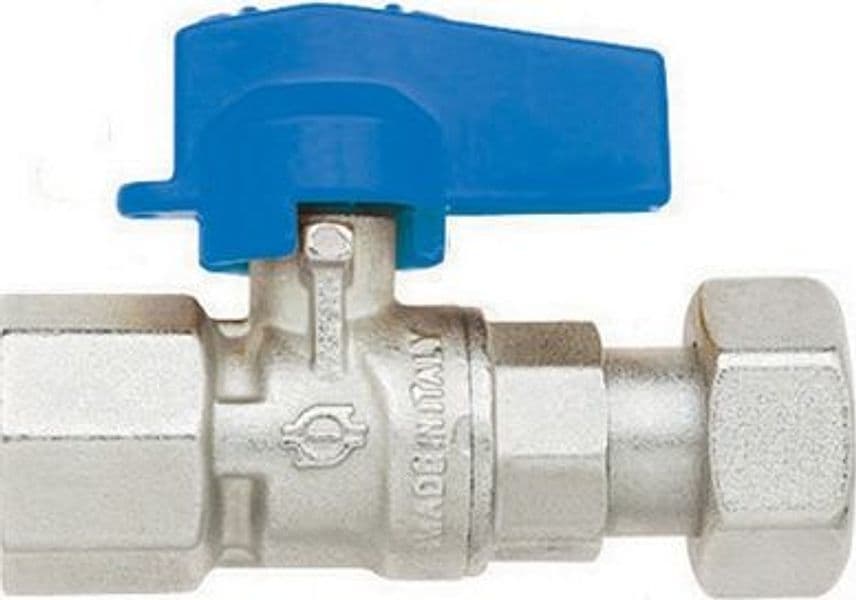 Rubinetto a Sfera Diritto Femmina Girello Femmina Fiv 1/2 x 1/2 DN 10 PN 10