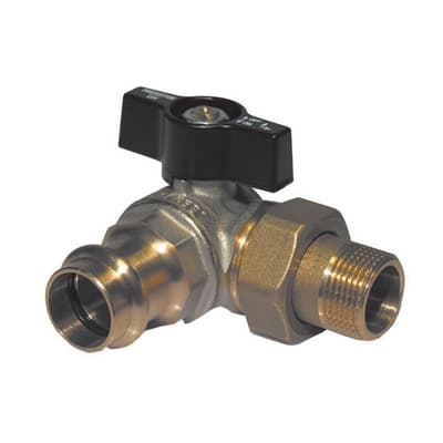 Valvola a Sfera Attacco a Pressare Collettore Dx Effeb ¾ x 22 PN 40 - 3